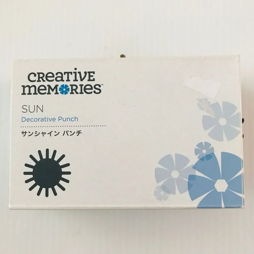 Creative Memories SUN Decorative Punch New With Box RETIRED